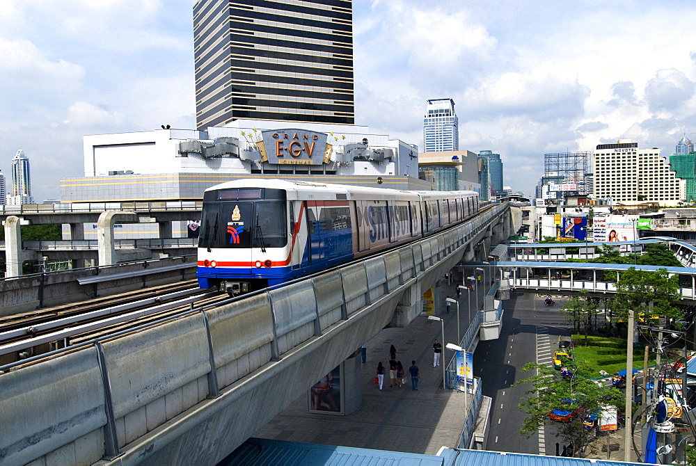 BTS Skytrain, Bangkok, Thailand, Southeast Asia, Asia