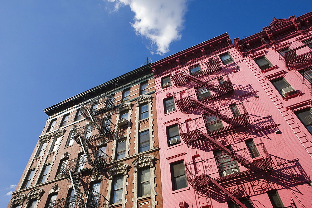 Fire escapes, Soho, Manhattan, New York, United States of America, North America