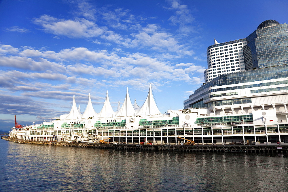 Canada Place, Downtown Vancouver waterfront, Vancouver, British Columbia, Canada, North America