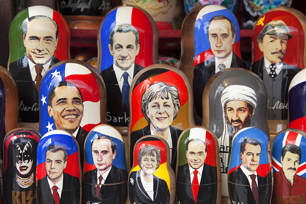 Modern Russian dolls for sale, Russia, Europe