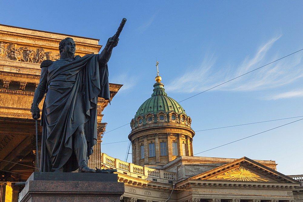 The Cathedral of Our Lady of Kazan, St. Petersburg, Russia, Europe