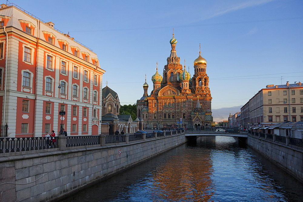 Church on Spilled Blood, UNESCO World Heritage Site, on the Kanal Griboedova, St. Petersburg, Russia, Europe