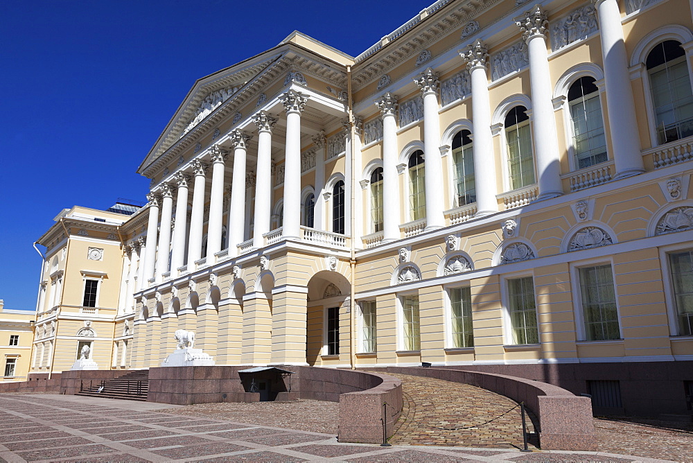 Facade of the Russian Museum, St. Petersburg, Russia, Europe