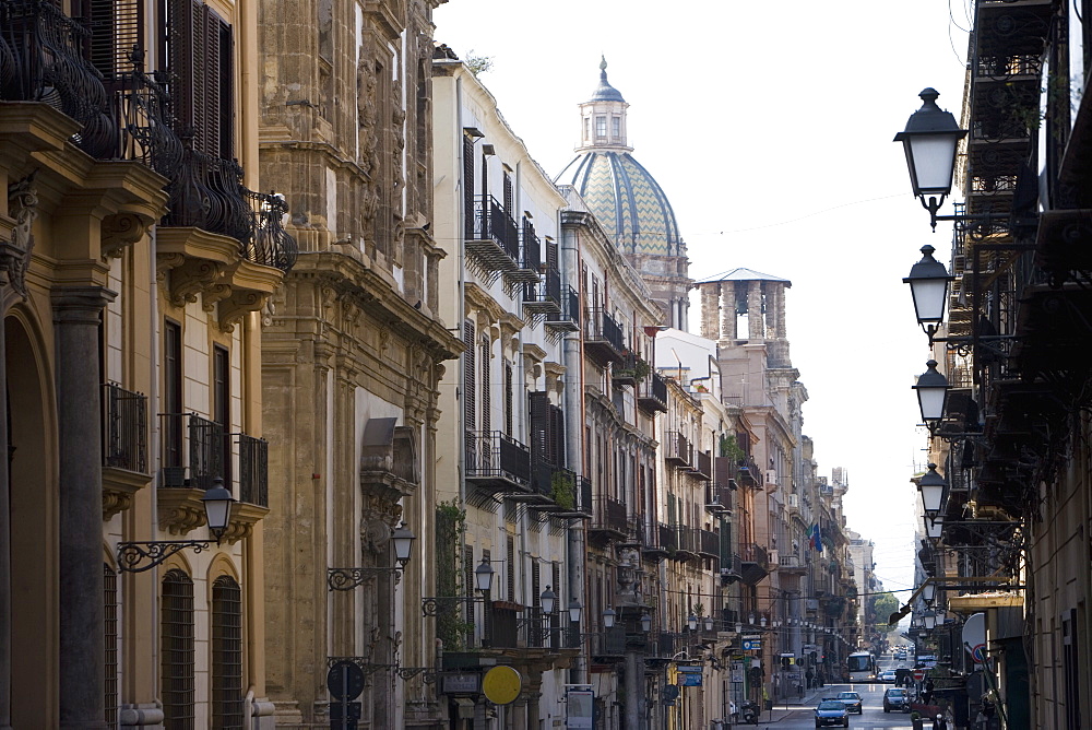 Street scene, Palermo, Sicily, Italy, Europe