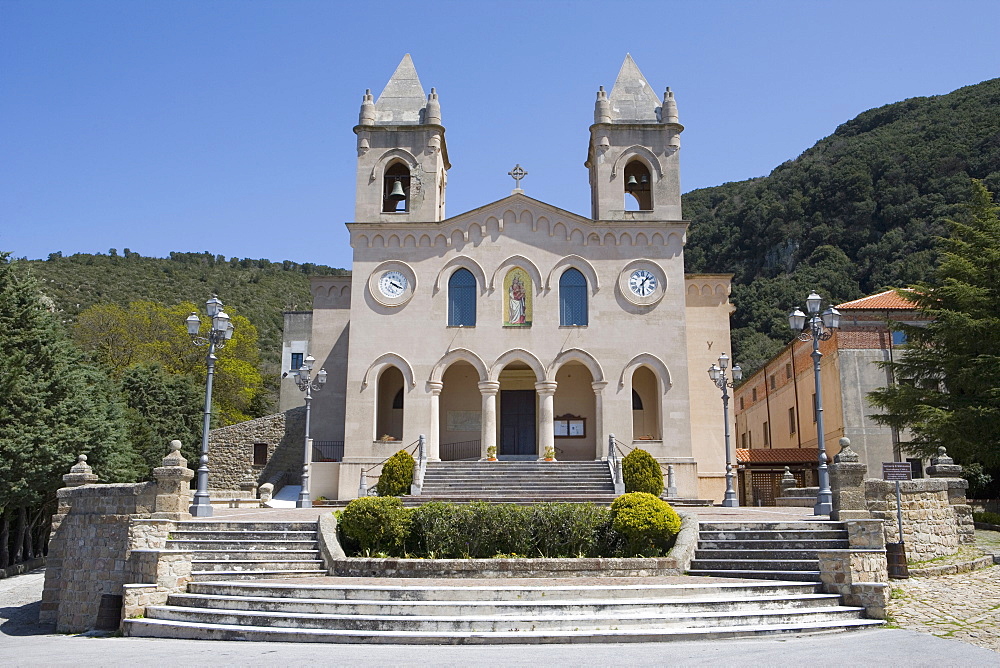 Santuario di Gibilmanna, near Cefalu, Sicily, Italy, Europe