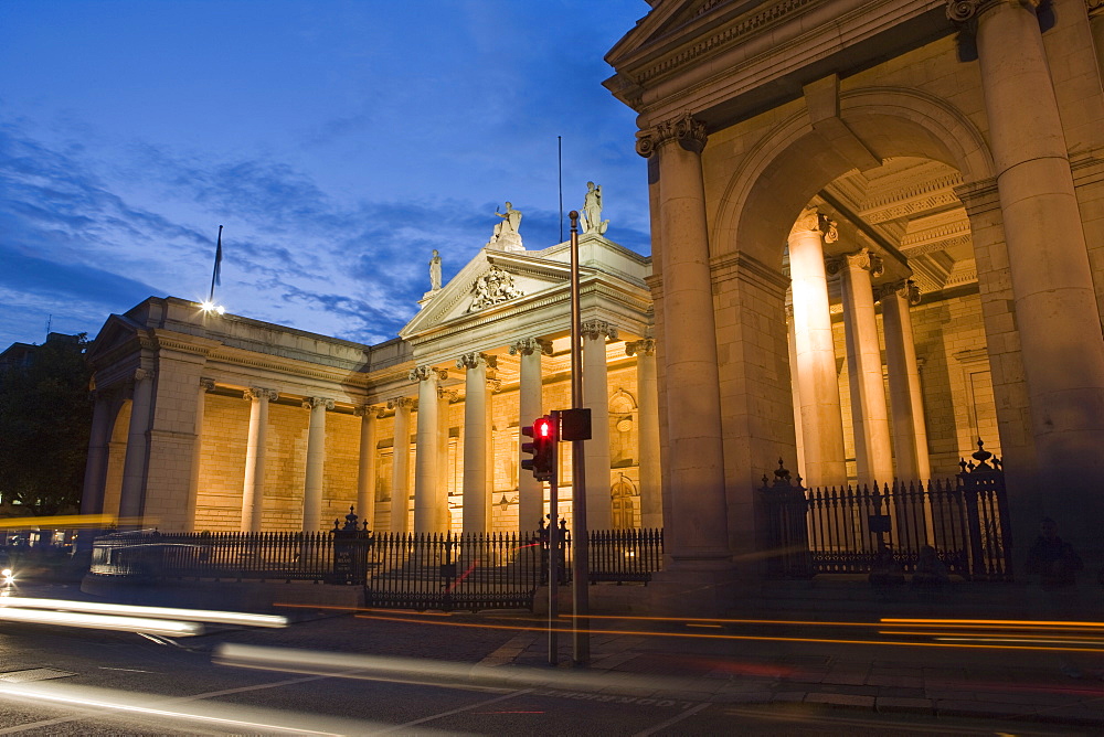 Bank of Ireland, evening, Dublin, Republic of Ireland, Europe