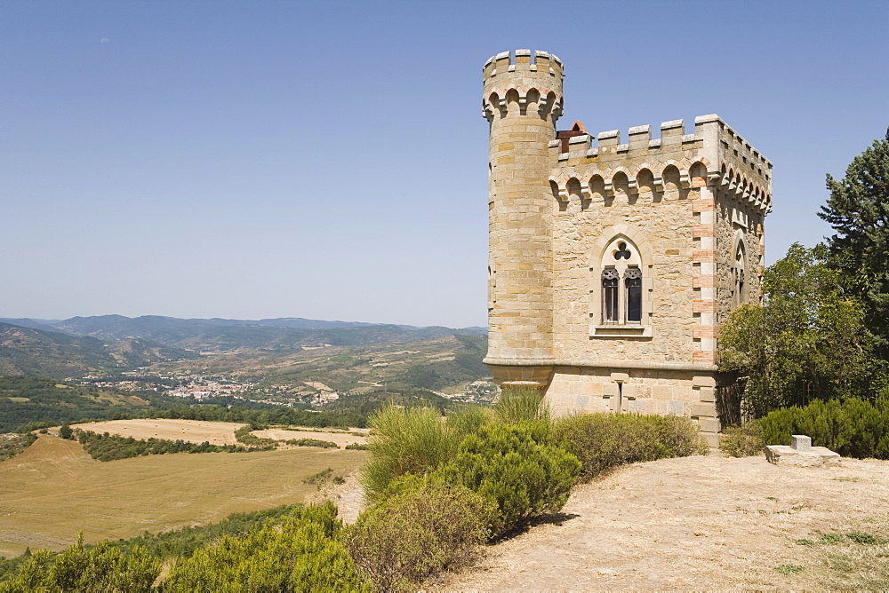 Tower, Rennes-le Chateau, Aude, Languedoc-Roussillon, France, Europe