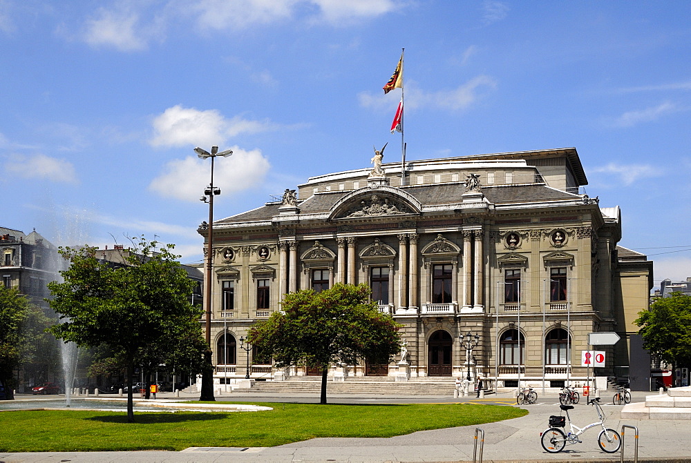 The Grand Theatre, Place de Neuve, Geneva, Switzerland, Europe