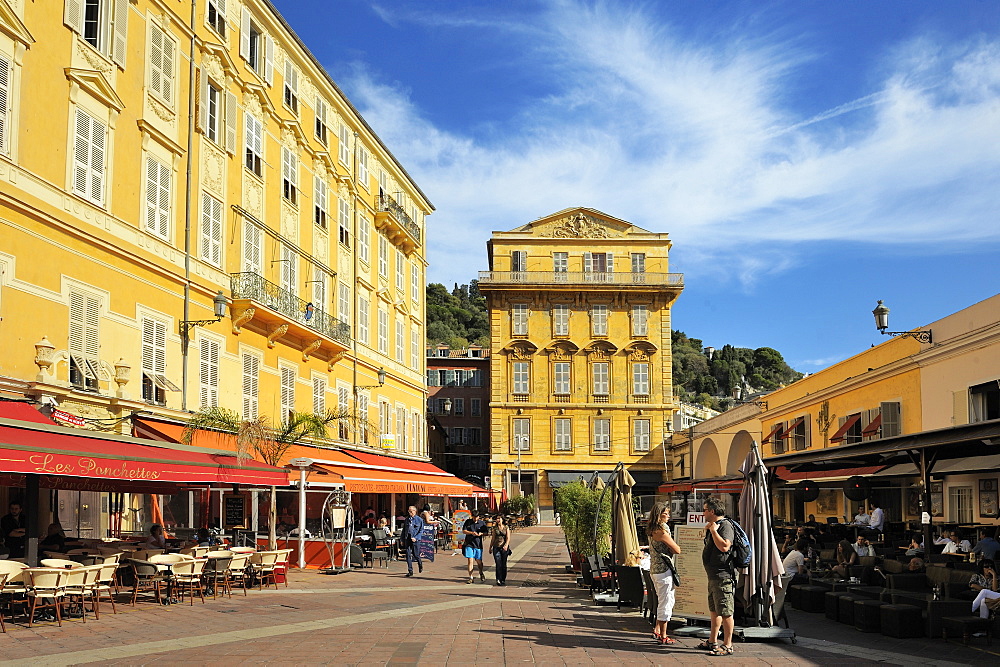 Henri Matisse's House, Place Charles Felix, Cours Saleya market and restaurant area, old town, Nice, Alpes Maritimes, Provence, Cote d'Azur, French Riviera, France, Europe