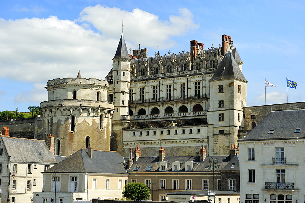 Chateau d'Amboise, Amboise, UNESCO World Heritage Site, Indre-et-Loire, Loire Valley, Centre, France, Europe