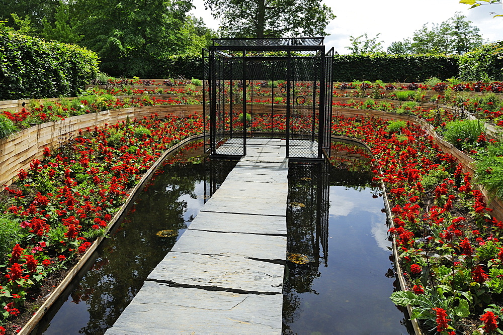 Festival International des Jardins (International Garden Festival) display, Chateau de Chaumont, Chaumont Sur Loire, Indre-et-Loire, Loire Valley, France, Europe