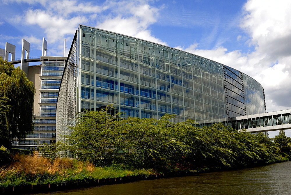 European Parliament, Strasbourg, Alsace, France, Europe