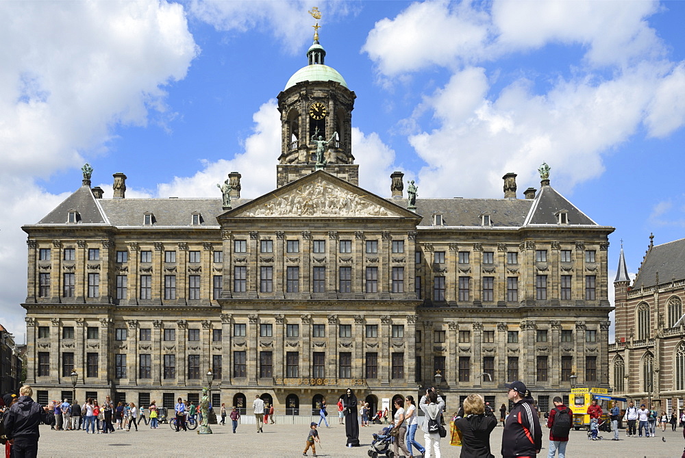 Royal Palace, Dam Square, Amsterdam, North Holland, Netherlands, Europe