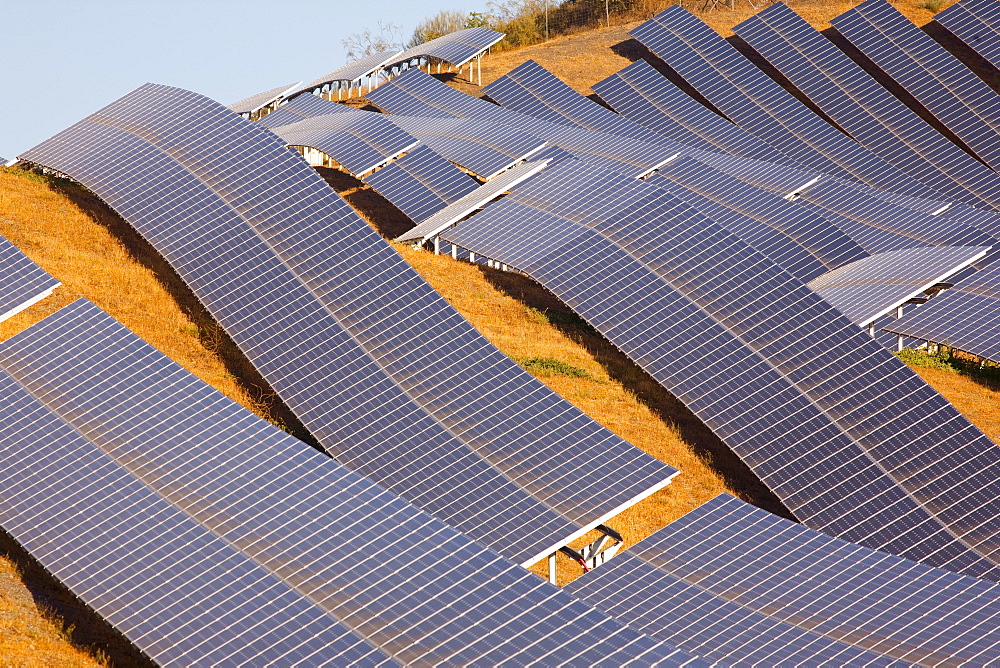 Solar plant, Lucainena de las Torres, Almeria, Andalucia, Spain, Europe