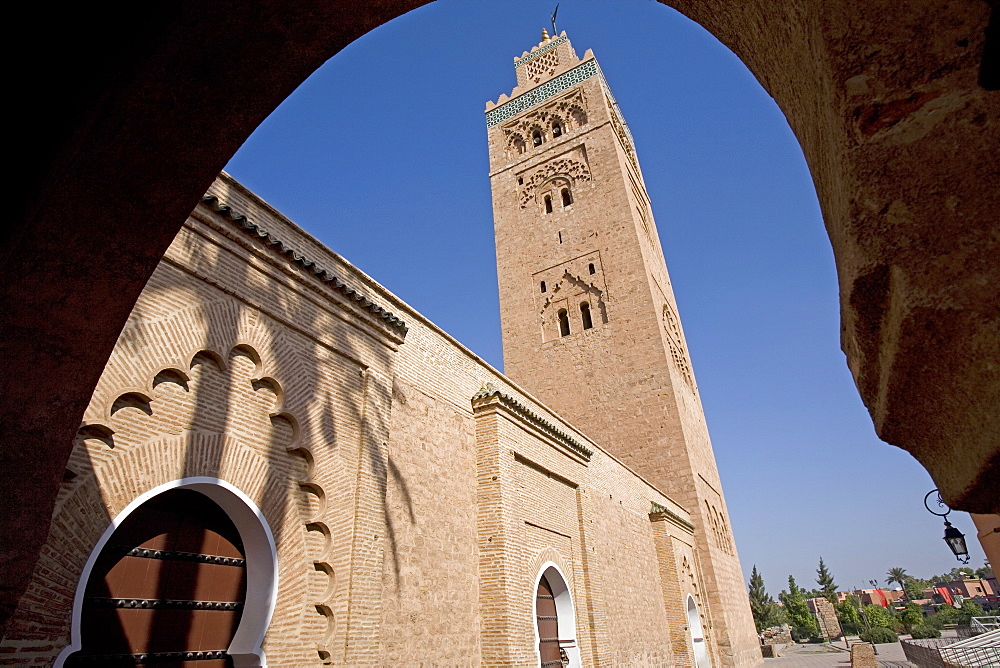 Koutoubia tower (minaret), Marrakech, Morocco, North Africa, Africa