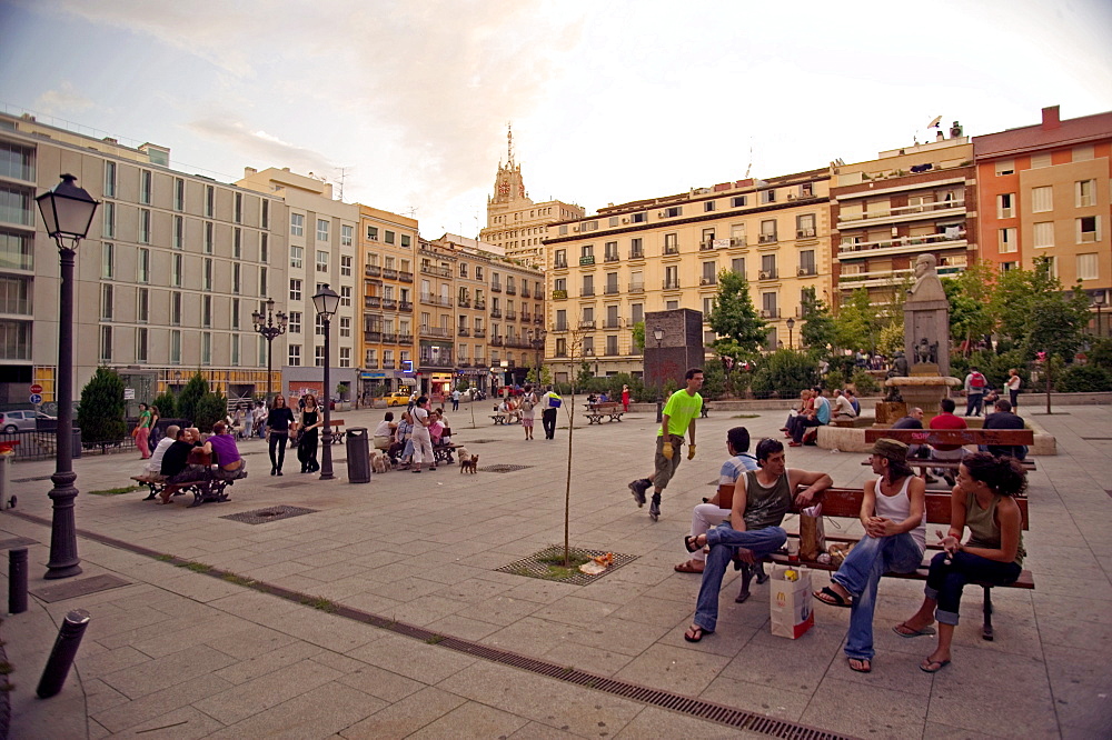 Plaza de Vasquez de Mella, Barrio Chueca, Madrid, Spain