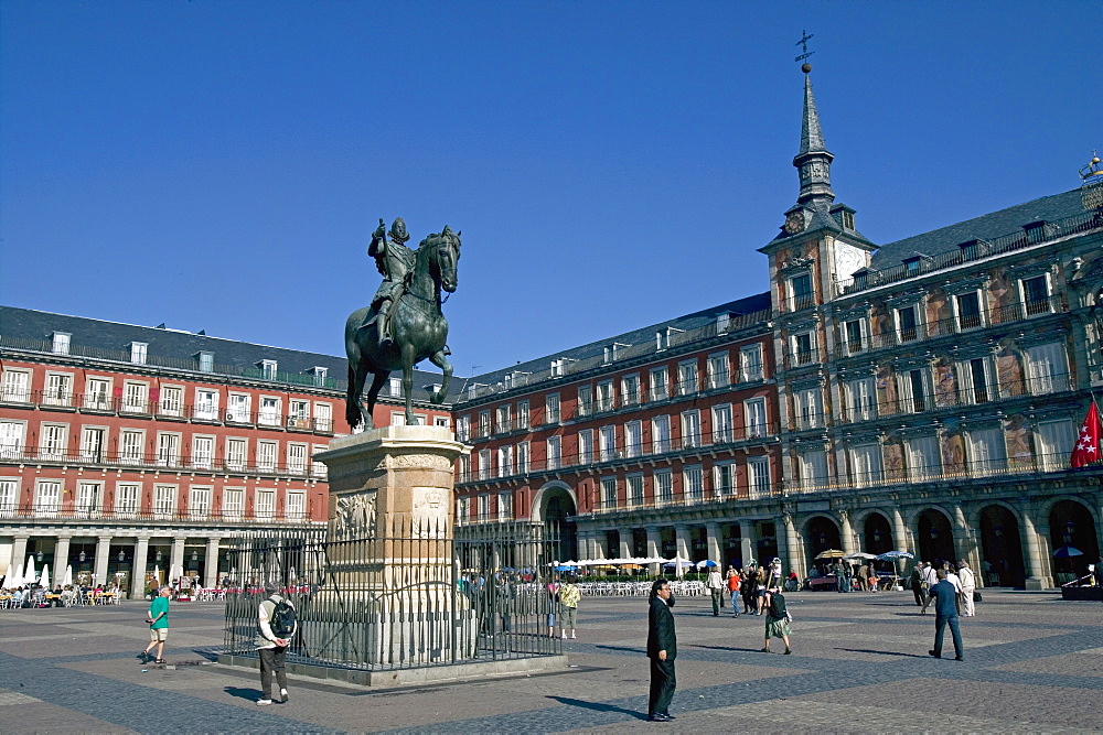 Plaza Mayor, Madrid, Spain, Europe