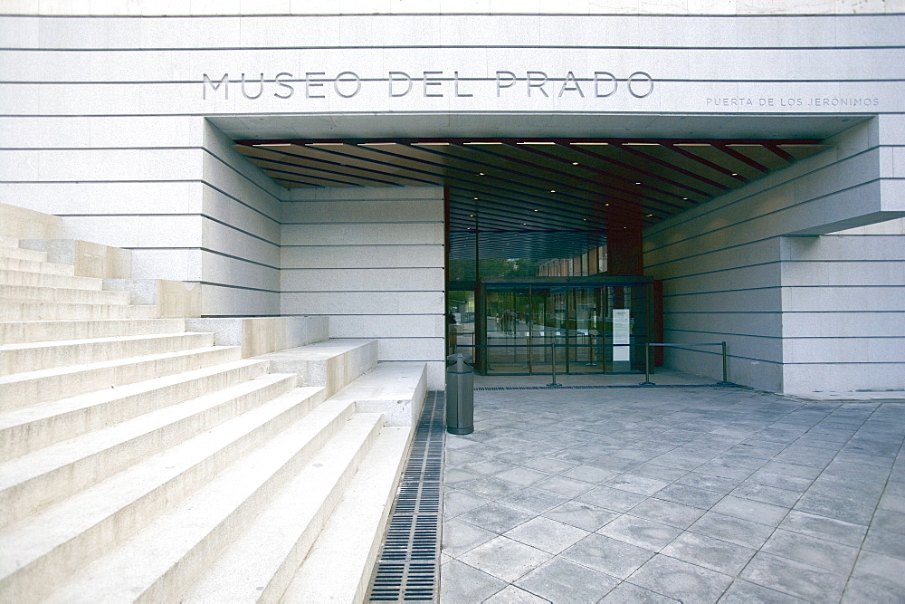 New extension by architect Rafael Moneo, Prado Museum, Madrid, Spain, Europe