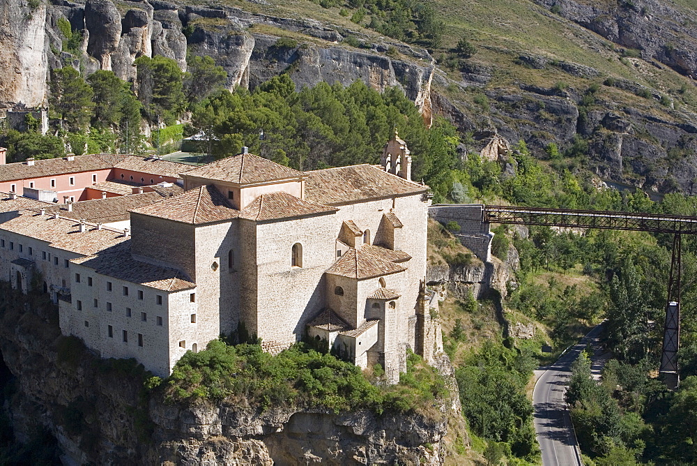 Convento de San Pablo now a Parador de Turismo, Cuenca, Castilla-La Mancha, Spain, Europe