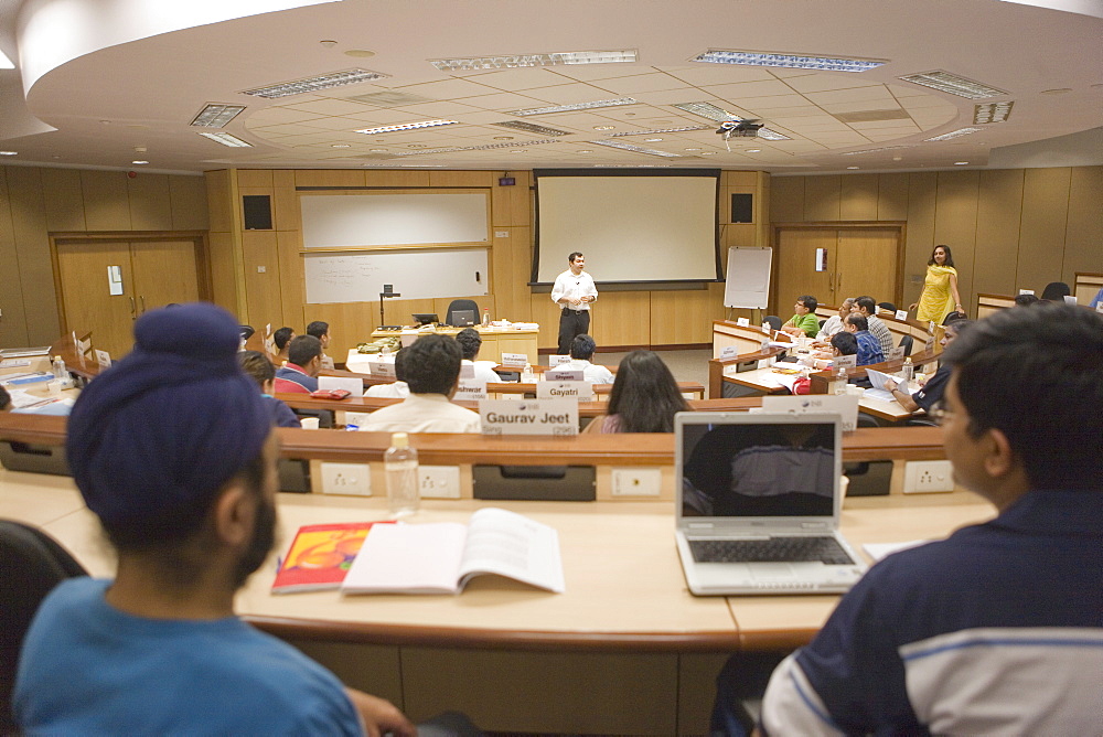 Classroom, Indian School of Business, Hi-Tech City, Hyderabad, Andhra Pradesh state, India, Asia