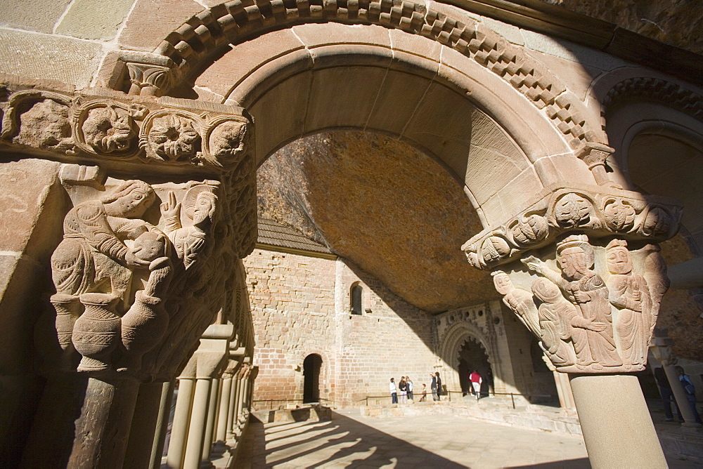 San Juan de la Pena monastery, Jaca, Aragon, Spain, Europe