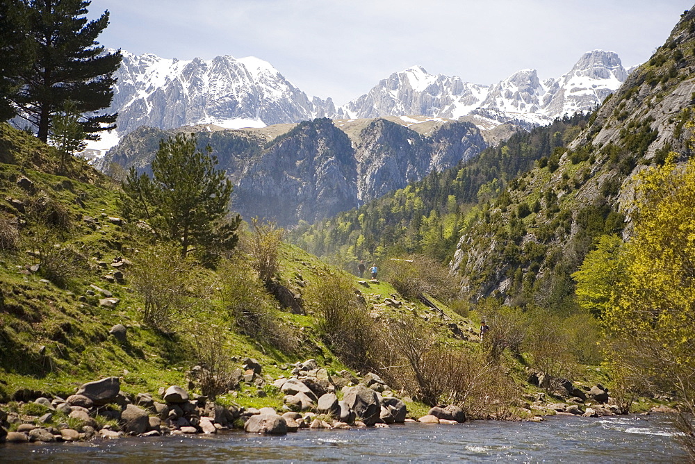 Pyrenees mountains near Jaca, Aragon, Spain, Europe