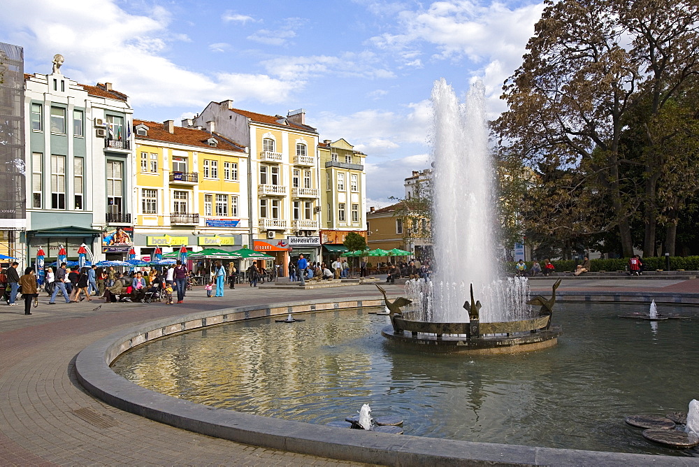 Stambolov Square, Plovdiv, Bulgaria, Europe