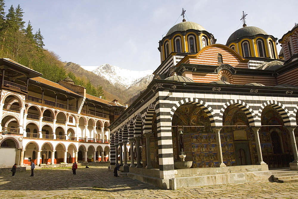 Rila Monastery, UNESCO World Heritage Site, Rila, Bulgaria, Europe