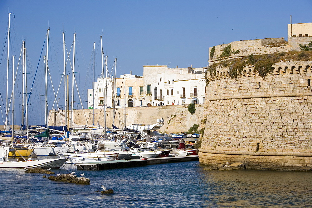 The castle, Gallipoli, Lecce province, Puglia, Italy, Europe