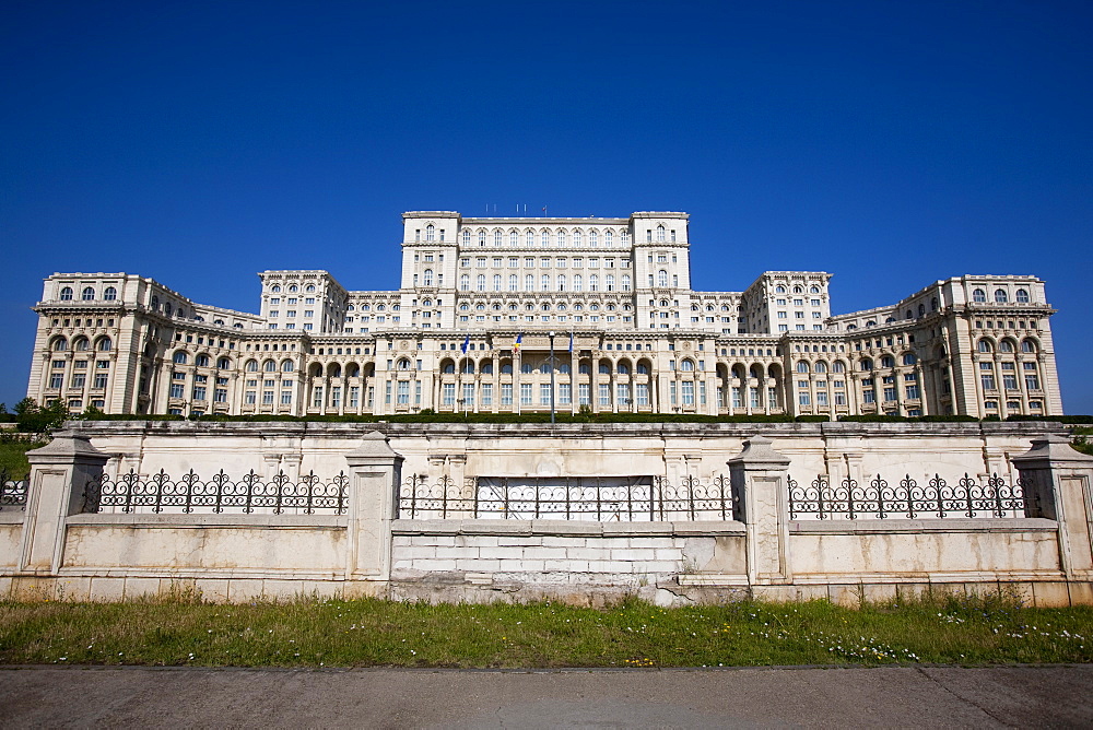 Palace of Parliament, former Ceausescu Palace, Bucharest, Romania, Europe