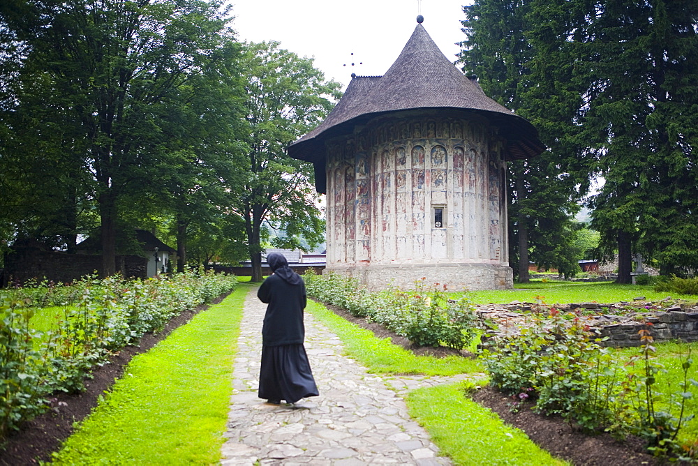 Humor Monastery, UNESCO World Heritage Site, Gura Humorului, Bucovina, Romania, Europe