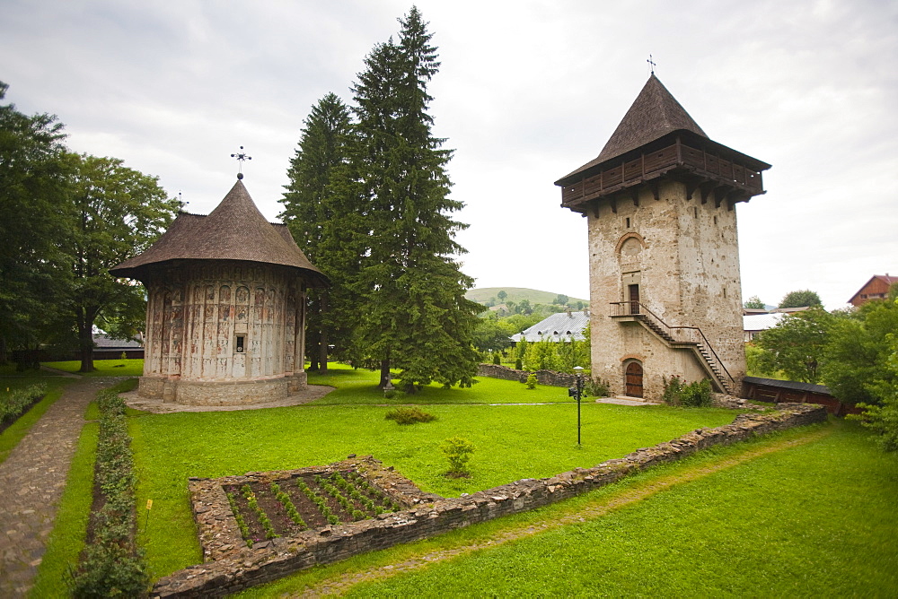 Humor Monastery, UNESCO World Heritage Site, Gura Humorului, Bucovina, Romania, Europe