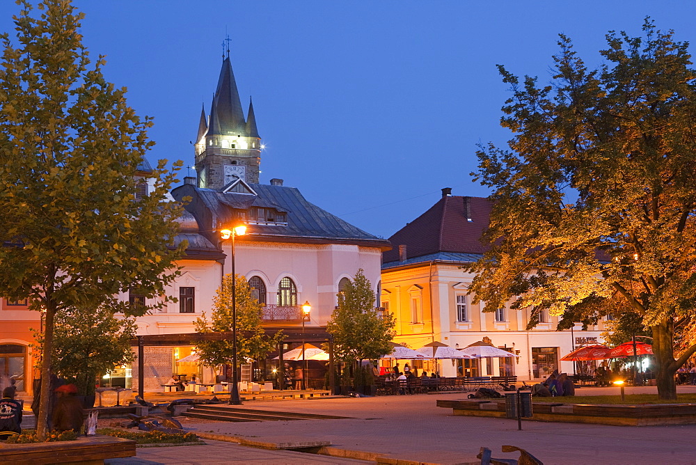 Stephen's tower, Libertatii square, Baia Mare, Maramures, Romania, Europe