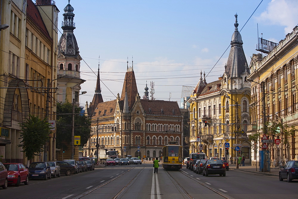 Regele Ferdinand Street, Cluj Napoca, Transylvania, Romania, Europe