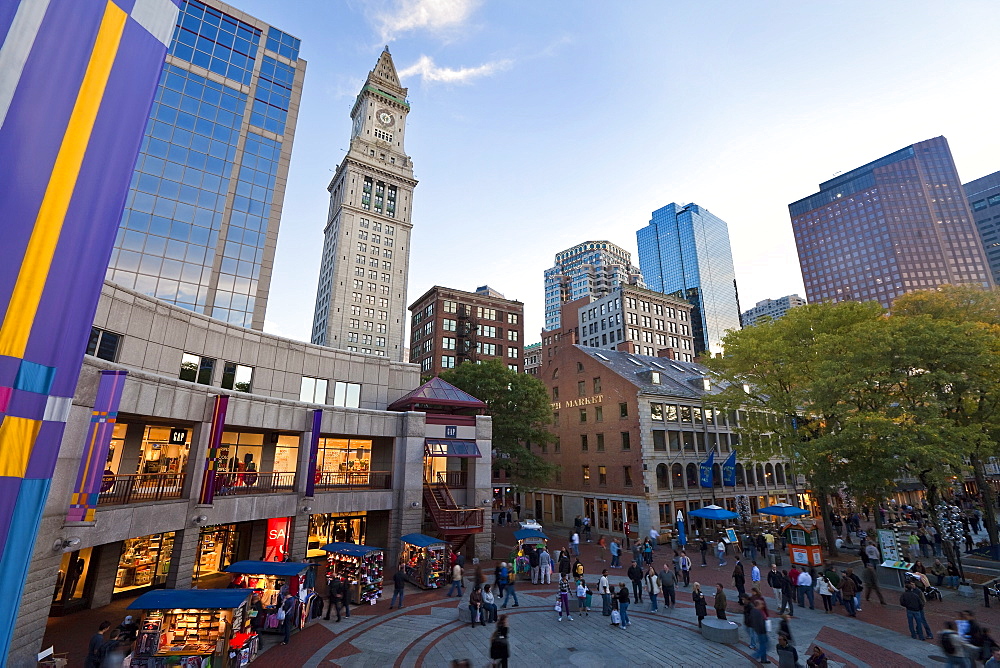 Quincy Market, Boston, Massachusetts, New England, United States of America, North America