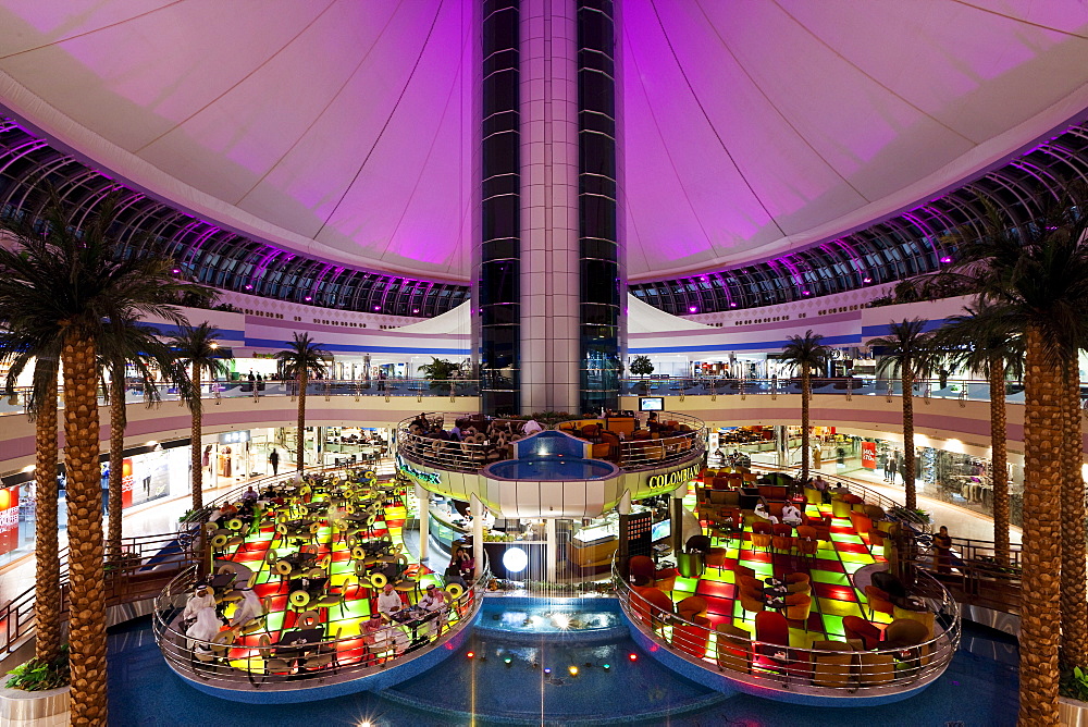 Interior of Marina Mall Shopping Centre, Abu Dhabi`s largest Mall, Abu Dhabi, United Arab Emirates, Middle East