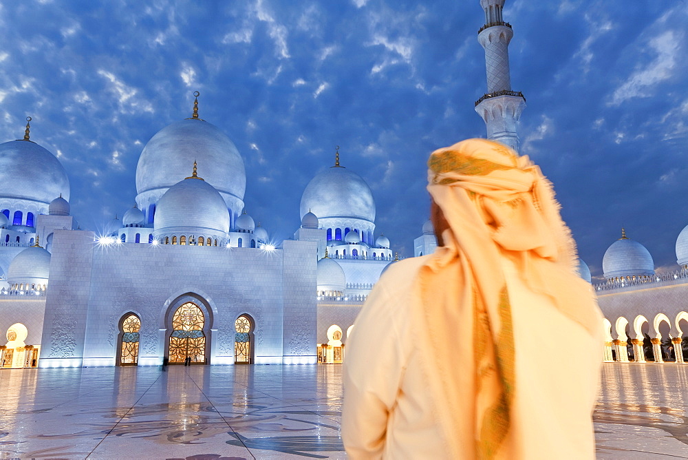 Sheikh Zayed Bin Sultan Al Nahyan Mosque, Abu Dhabi, United Arab Emirates, Middle East