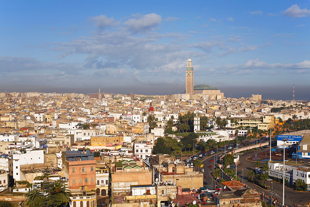 Hassan II Mosque, the third largest mosque in the world, Casablanca, Morocco, North Africa, Africa