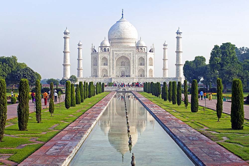 Taj Mahal, UNESCO World Heritage Site, Agra, Uttar Pradesh state, India, Asia