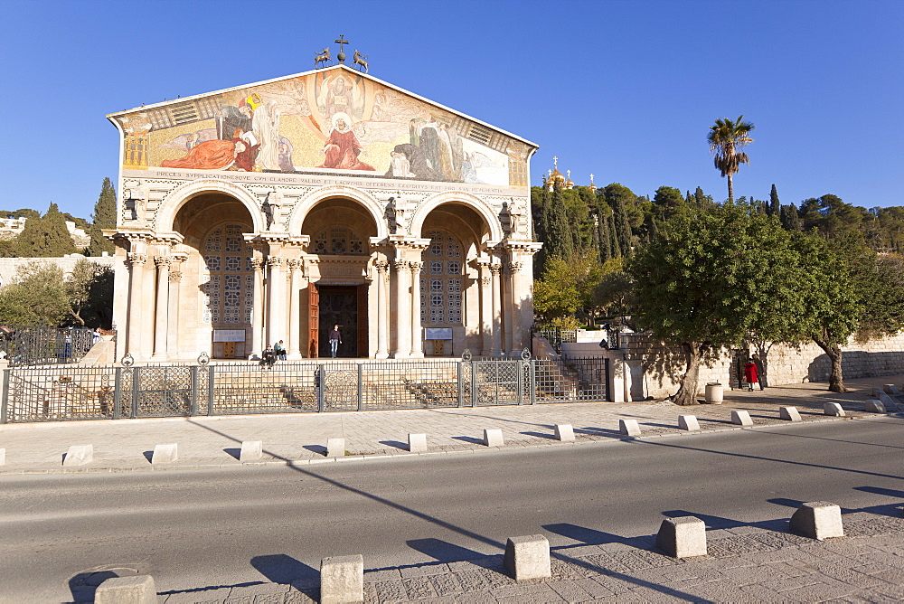 The Church of All Nations, Mount of Olives, Jerusalem, Israel, Middle East