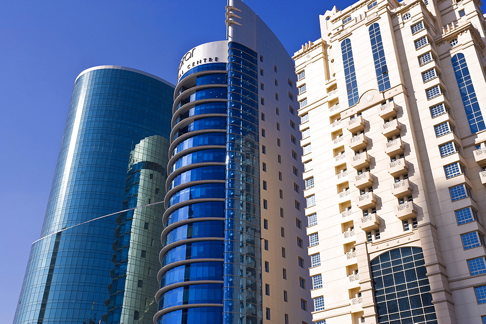 West Bay, Qatar's financial and central business district, Doha, Qatar, Middle East