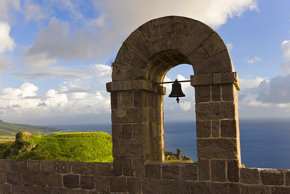 Brimstone Hill Fortress, 18th century compound, largest and best preserved fortress in the Caribbean, Brimstone Hill Fortress National Park, UNESCO World Heritage Site, St. Kitts, Leeward Islands, West Indies, Caribbean, Central America