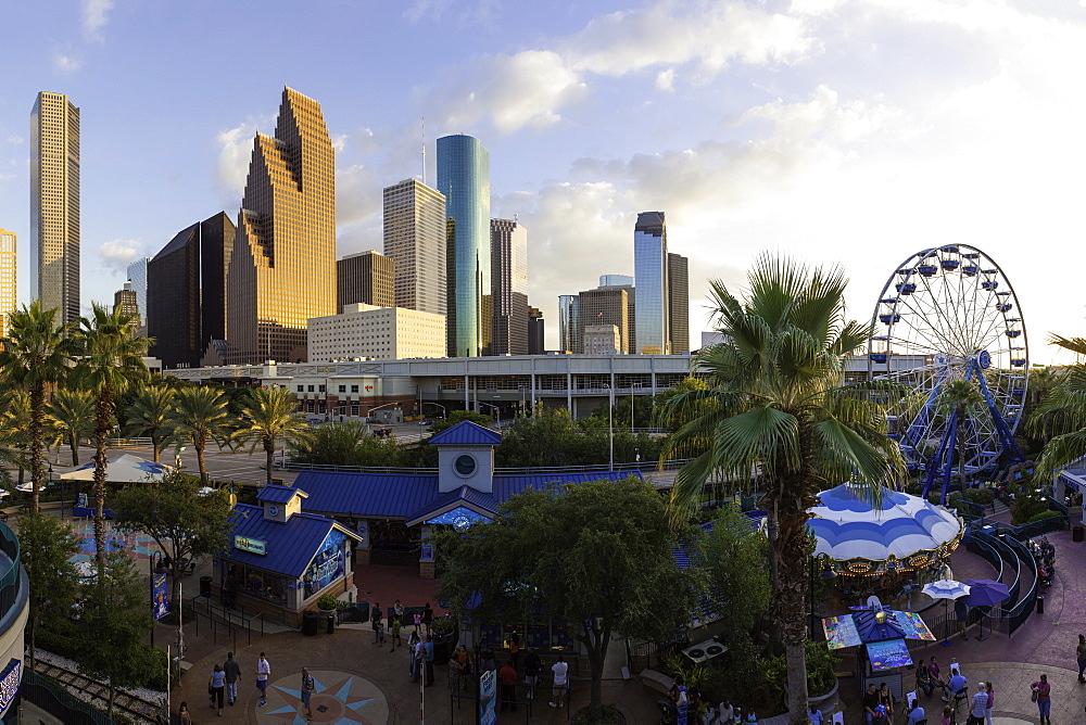 City skyline, Houston, Texas, United States of America. North America