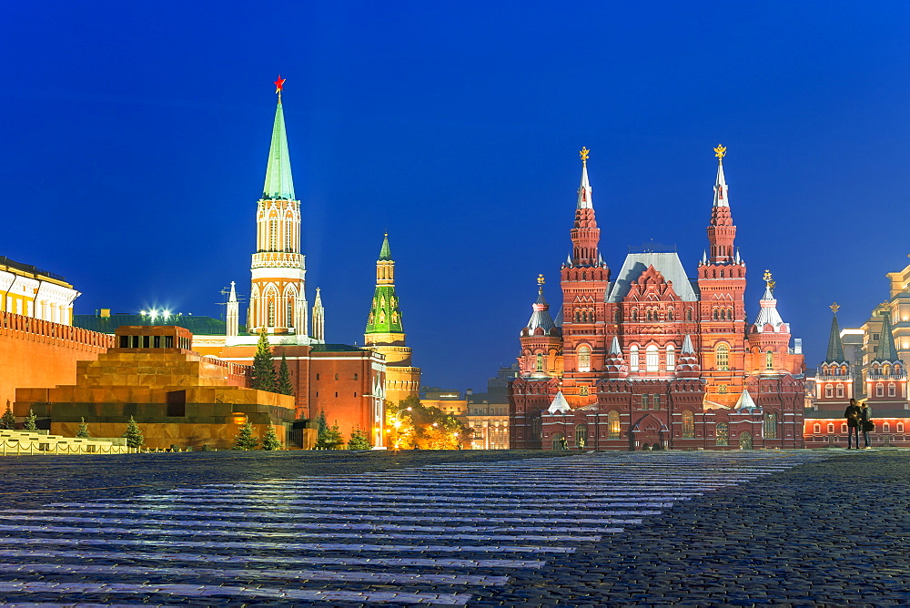 Red Square and the State History Museum, UNESCO World Heritage Site, Moscow, Russia, Europe