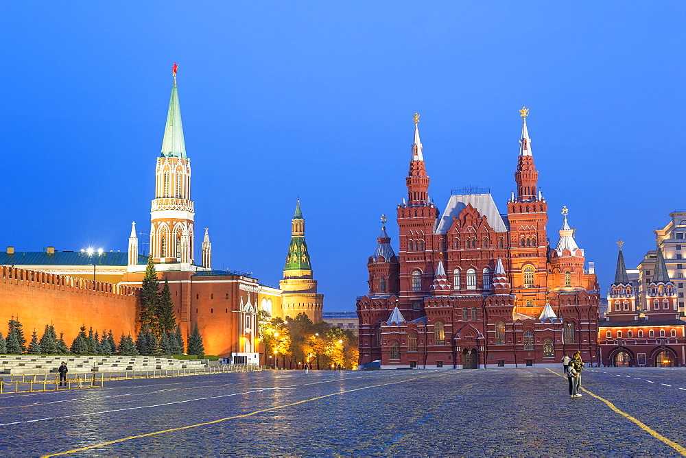 Red Square and the State History Museum, UNESCO World Heritage Site, Moscow, Russia, Europe