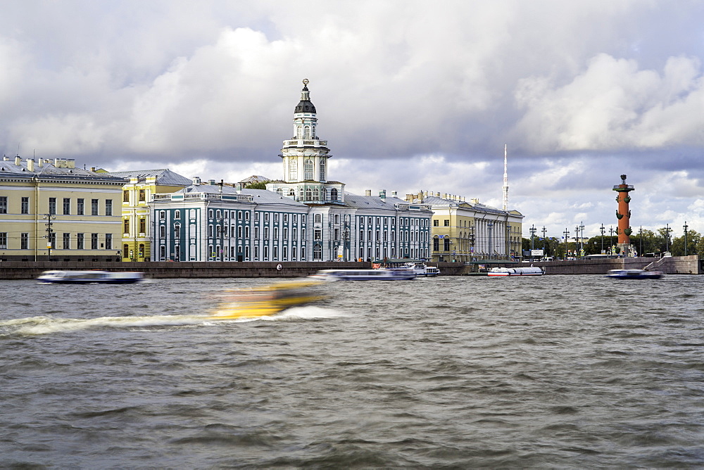 Building of the first Russian museum Kunstkamera (Kustkammer) in St. Petersburg, Russia, Europe