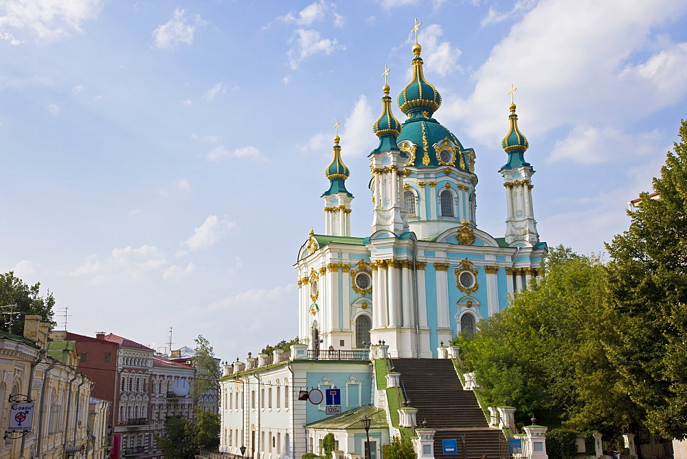 St. Andrew's Church, Kiev, Ukraine, Europe