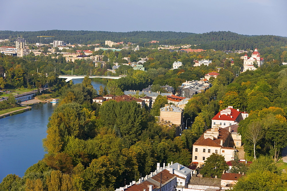 View over the Old Town, Vilnius, Lithuania, Baltic States, Europe