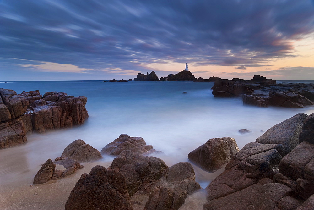 Corbiere Lighthouse, Jersey, Channel Islands, United Kingdom, Europe