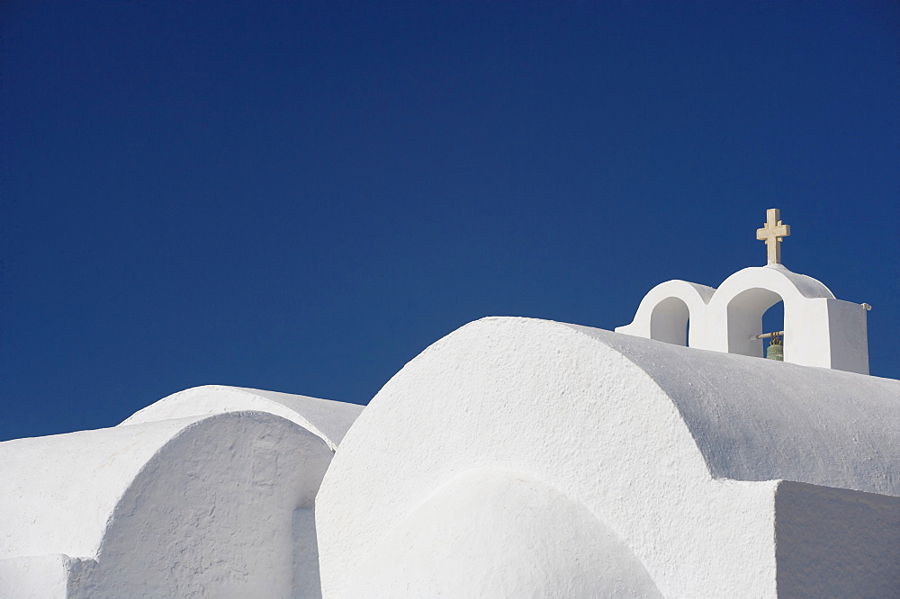 Church in Firostefani, Santorini, Cyclades, Greek Islands, Greece, Europe